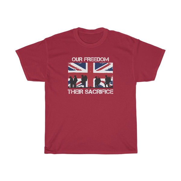 OUR FREEDOM THEIR SACRIFICE TSHIRT