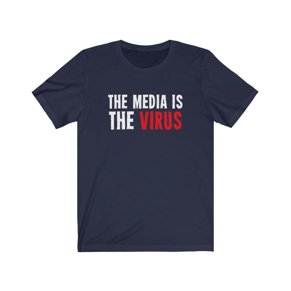 THE MEDIA IS THE VIRUS TSHIRT